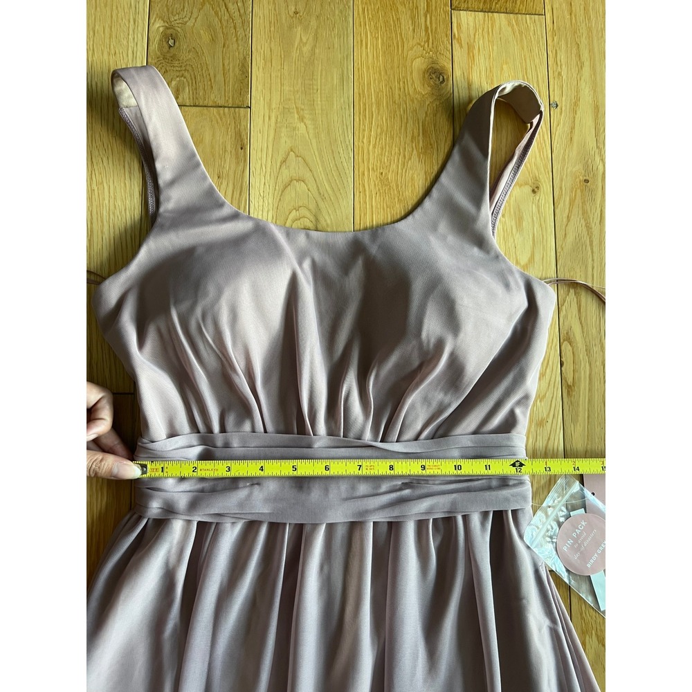 NEW Birdy Grey Jan Dress Mauve Pink Bridesmaid Backless Flowy Womens Size Small - Picture 8 of 12